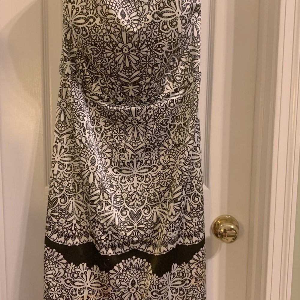 White House Black Barn silk dress size 14